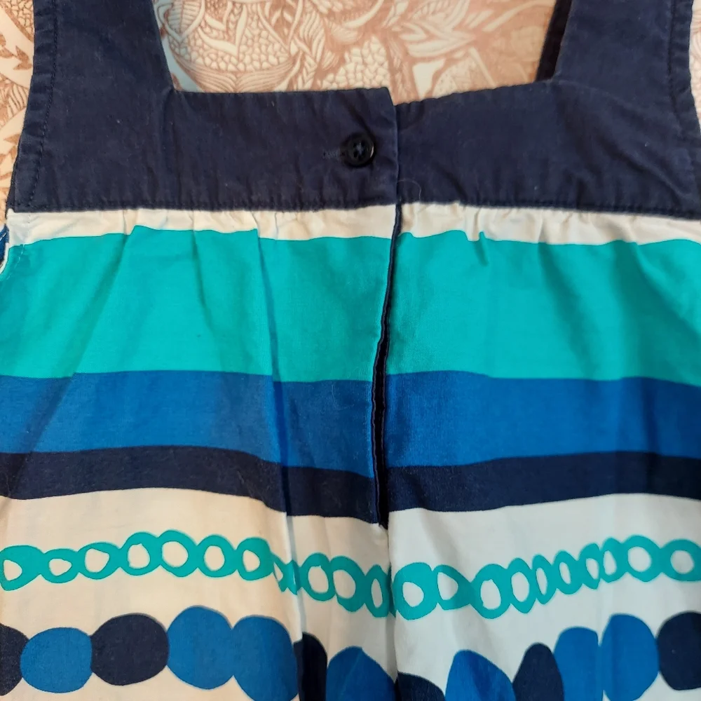 🎁 10/$25- Gymboree stripped blue and tall dress,  size 6